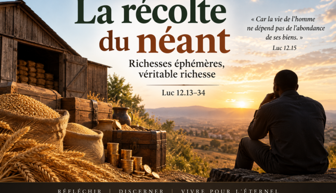 La récolte du néant – enseignement de Jésus sur la richesse selon Luc 12